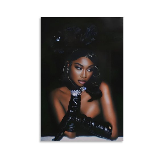 Flo Milli Art Singer Rap Poster Gifts Canvas Painting Poster Wall Art Decorative Picture Prints Modern Decor 12x18inch(30x45cm)