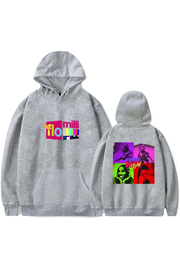 Flo Milli FINE HO STAY Merch Hoodies For Men/Women Unisex Long Sleeve Sweatshirt Pullover Hooded Streetwear