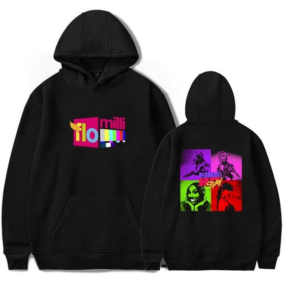 Flo Milli FINE HO STAY Merch Hoodies For Men/Women Unisex Long Sleeve Sweatshirt Pullover Hooded Streetwear
