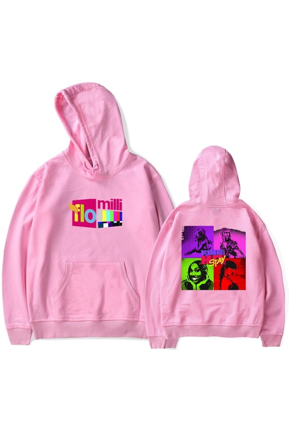 Flo Milli FINE HO STAY Merch Hoodies For Men/Women Unisex Long Sleeve Sweatshirt Pullover Hooded Streetwear