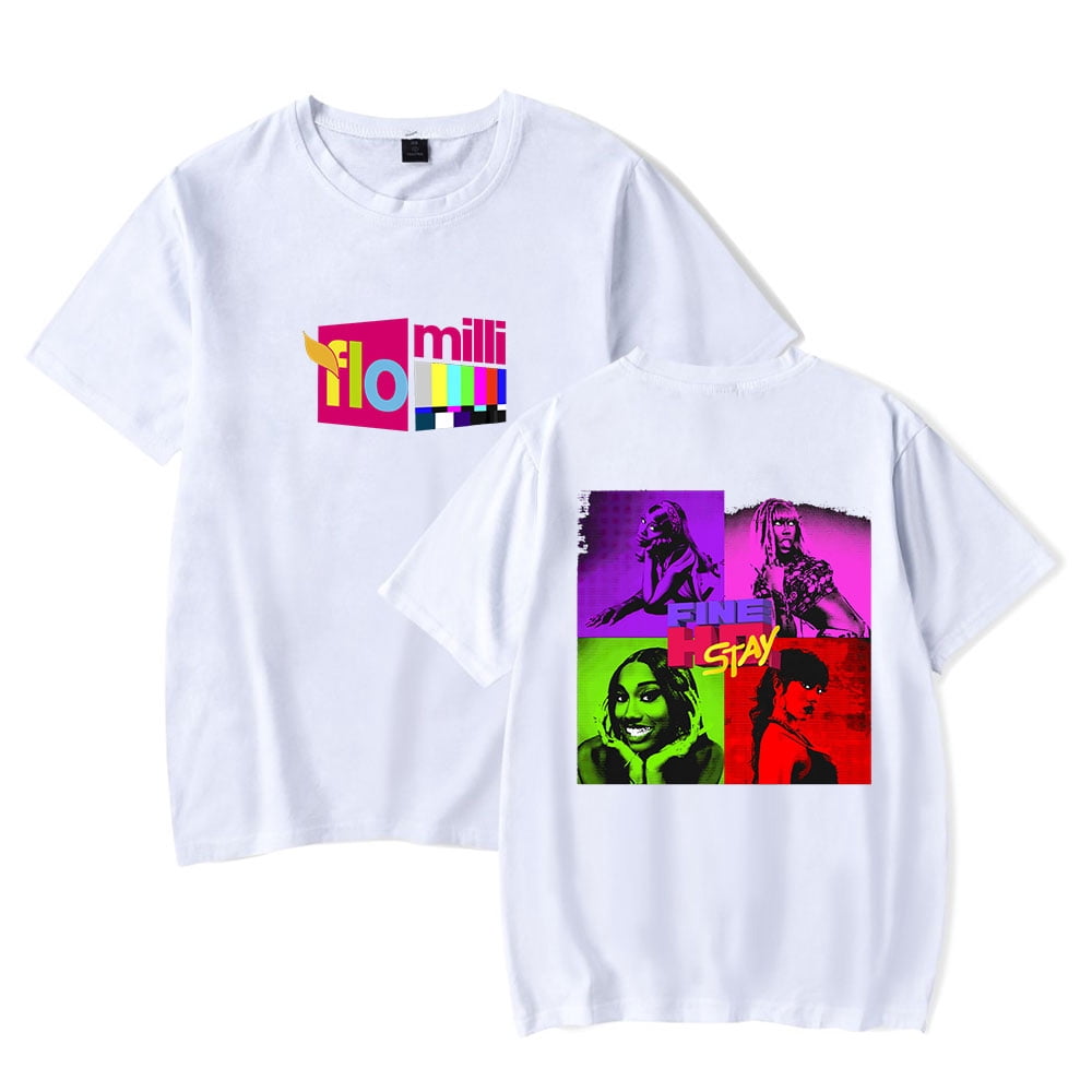 Stay Merch Flo Milli Fine Ho Stay Merch T-Shirt For Women/Men Unisex Casual O-neck ...