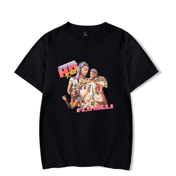Flo Milli T-Shirt Thanks For Coming Here Ho Tour Merch For Women/Men Unisex Casual O-neck Short Sleeve Tshirt Streetwear Top