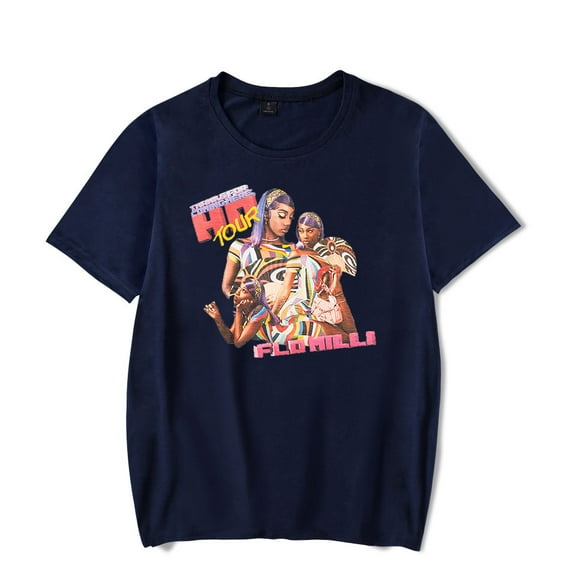 Flo Milli T-Shirt Thanks For Coming Here Ho Tour Merch For Women/Men Unisex Casual O-neck Short Sleeve Tshirt Streetwear Top