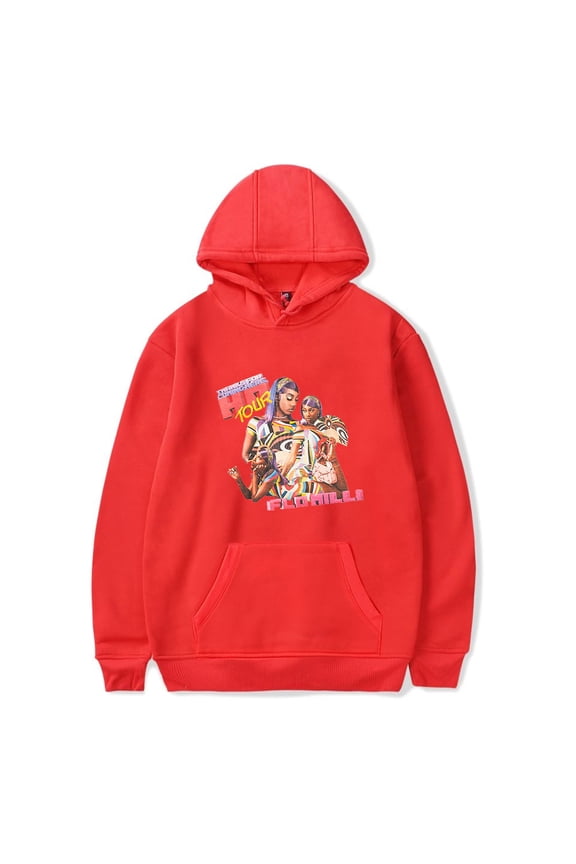 Flo Milli Thanks For Coming Here Ho Tour Merch Hoodies For Men/Women Unisex Long Sleeve Sweatshirt Pullover Hooded Streetwear