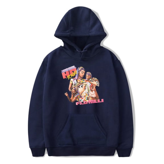 Flo Milli Thanks For Coming Here Ho Tour Merch Hoodies For Men/Women Unisex Long Sleeve Sweatshirt Pullover Hooded Streetwear