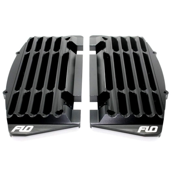 Flo Motorsports FLO755BLK High Flow Radiator Braces - Black