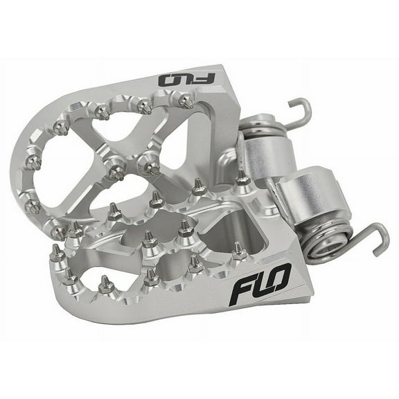 Flo Motorsports LOW-795-2S Pro Series Foot Peg - Silver