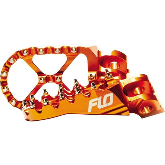 Flo Motorsports Pro Series Footpegs - FPEG-795ORG