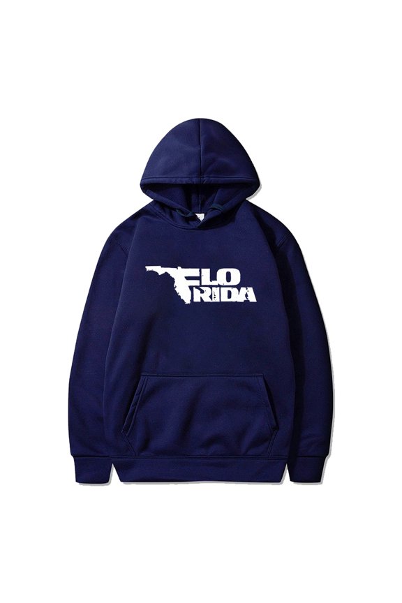 Flo Rida Merch Logo Hoodie Long Sleeve Streetwear Women Men Hooded Sweatshirt Hip Hop Clothes