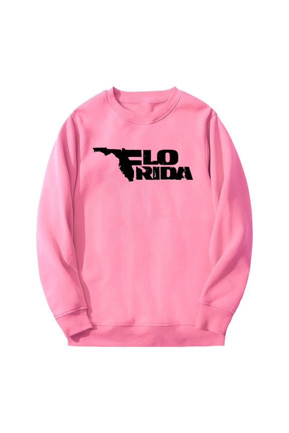 Flo Rida Merch Logo Sweatshirt Crewneck Long Sleeve Streetwear Women Men Hip Hop Clothes