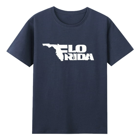 Flo Rida Merch Logo T-shirt Short Sleeve Cotton Tee Women Men Streetwear Hip Hop Clothes