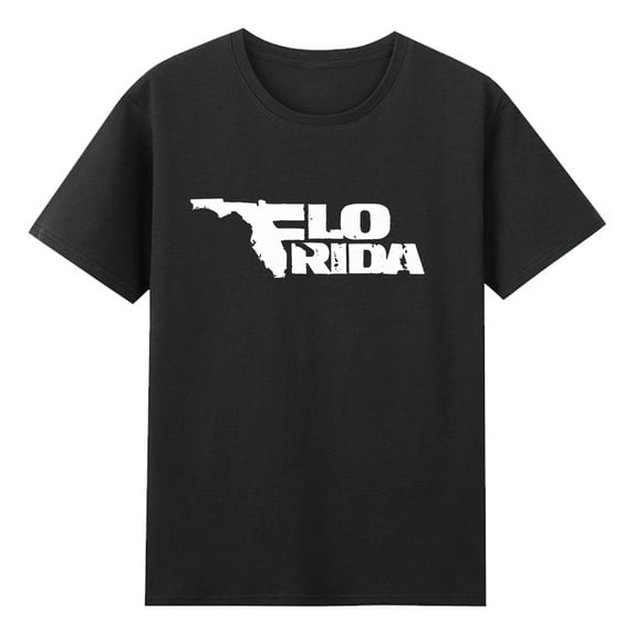 Flo Rida Merch Logo T-shirt Short Sleeve Cotton Tee Women Men Streetwear Hip Hop Clothes