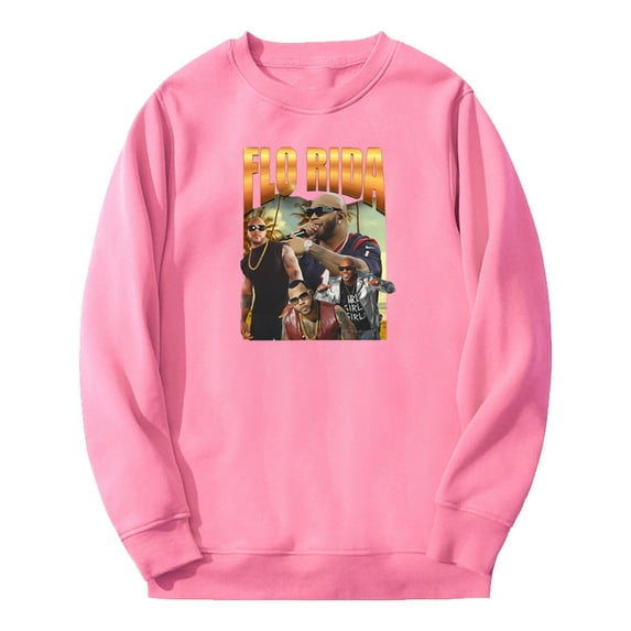 Flo Rida Rapper Vintage Graphic Merch Long Sleeve Streetwear Women Men Sweatshirt