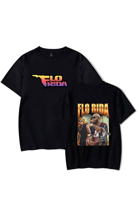 Flo Rida T-shirt Women Men Casual Short Sleeve Printed Fashion Cool Summer Tops Tee