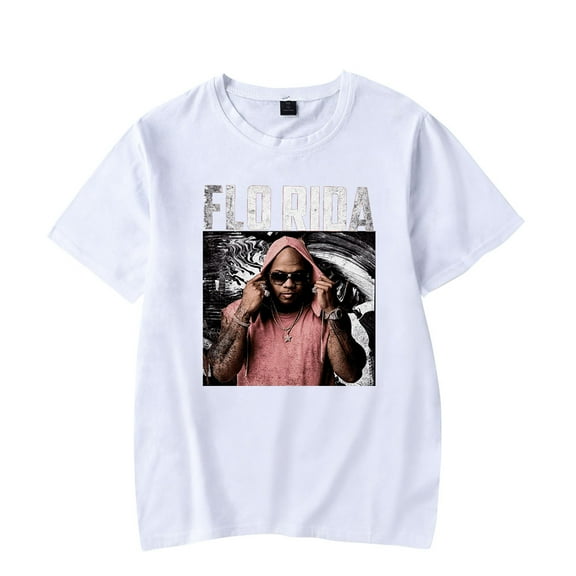 Flo Rida Tour 2025 T-Shirts Merch Women Clothes Trend Casual Short Sleeve Top