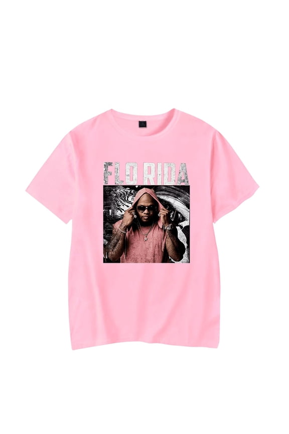 Flo Rida Tour 2025 T-Shirts Merch Women Clothes Trend Casual Short Sleeve Top