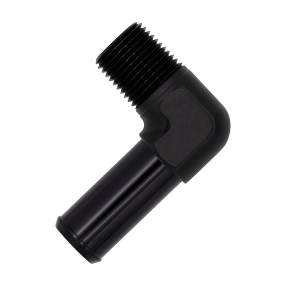 Flo Supply 1/2" NPT Male To 1/2" Barb 90 Degree Adapter