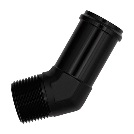 Flo Supply 1/2" NPT Male To 3/4" Barb 45 Degree Adapter