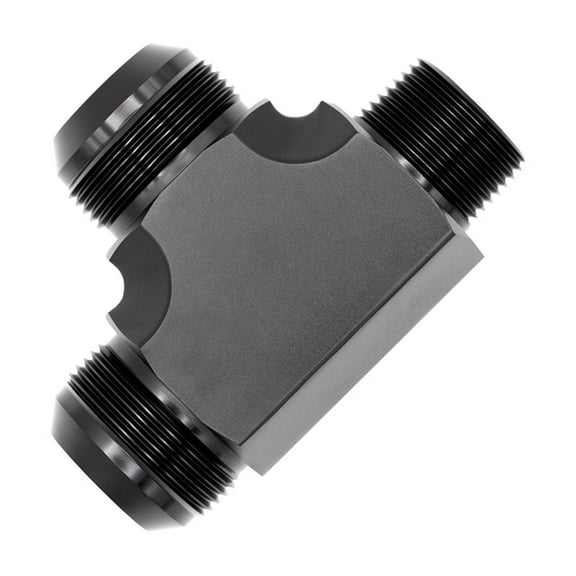 Flo Supply 1/8" NPT Male On The Run To 4AN Male Tee