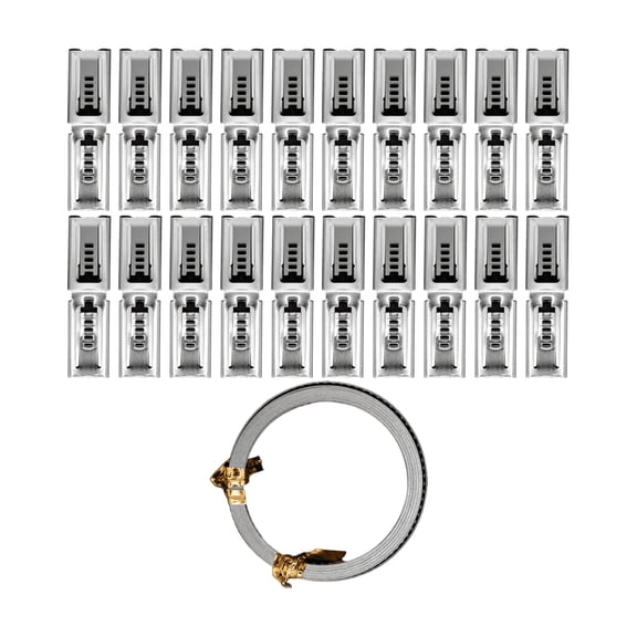 Flo Supply 104-112mm Stainless Steel T-Bolt Clamp