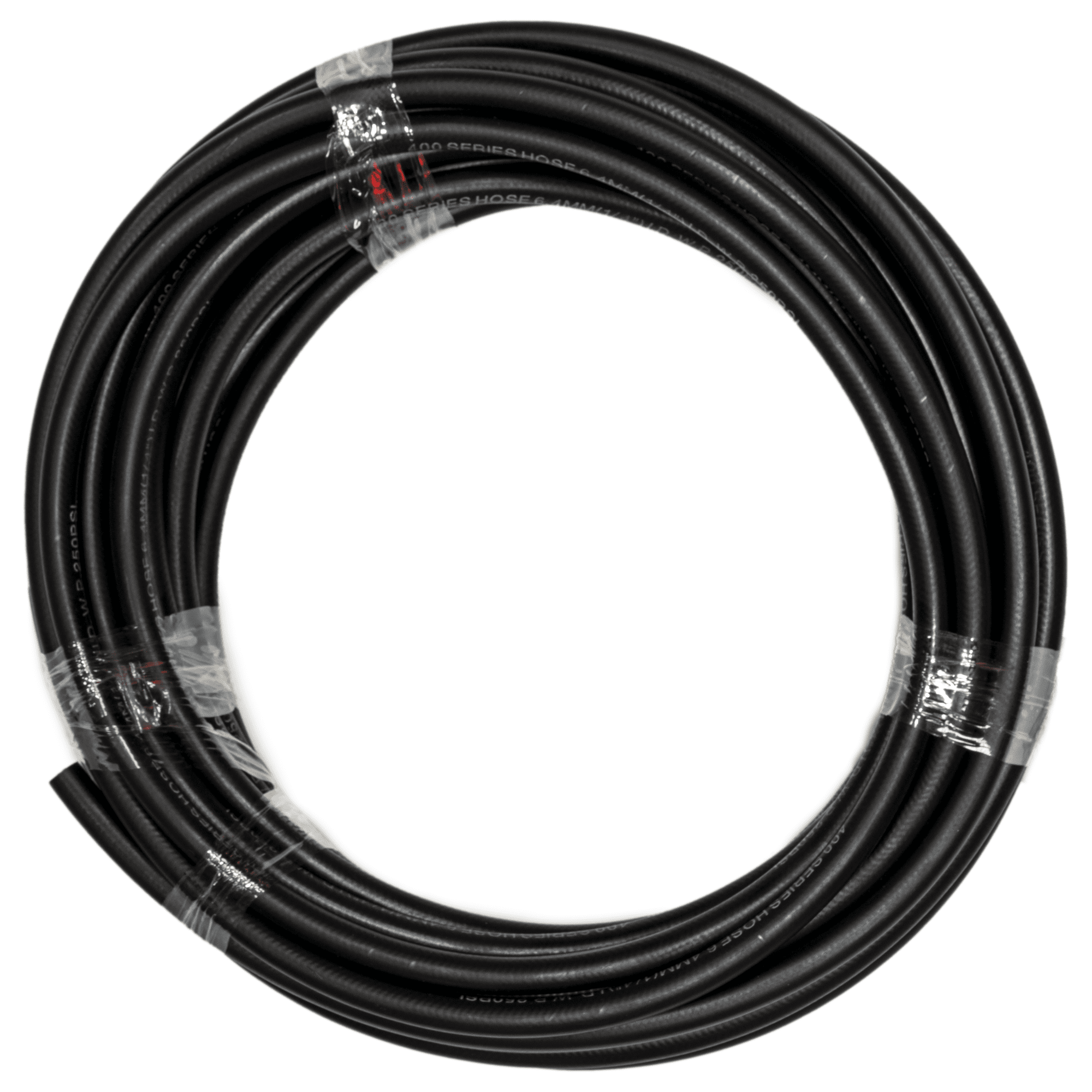 Flo Supply 12AN Black Push-On Hose - 15 Ft.