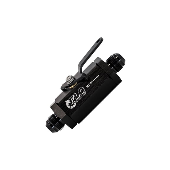 Flo Supply 12AN Inline Shut Off Valve Male/Male