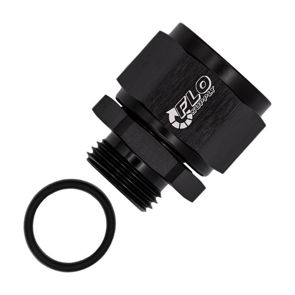 Flo Supply 12AN ORB Male To 12AN Female Straight Swivel Adapter