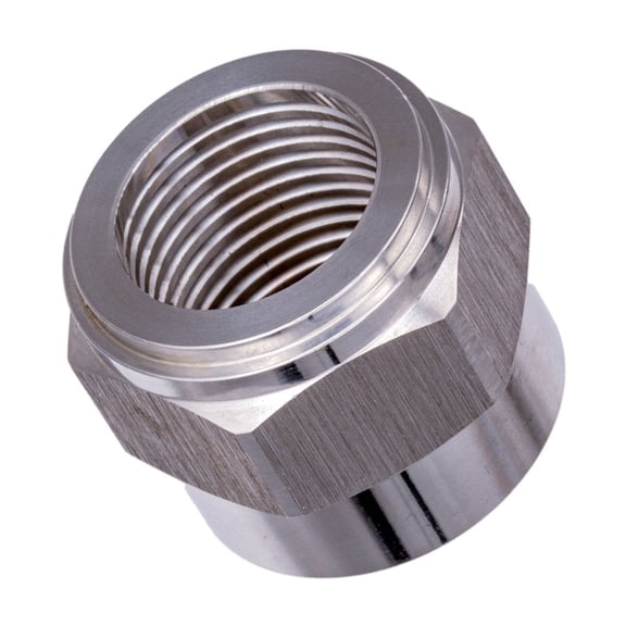 Flo Supply 3/8" NPT Stainless Steel Hex Weld-On Bung