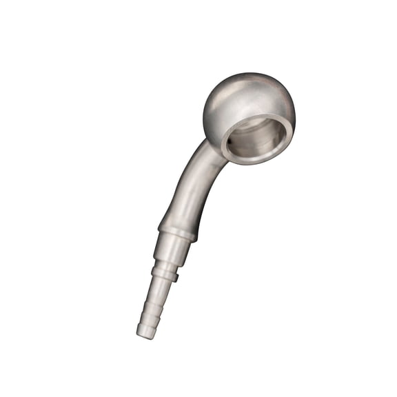 Flo Supply 3AN 45 Degree Crimped Banjo Hose End