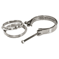thumbnail image 1 of Flo Supply 4" CNC Stainless V-Band Kit - Stainless Flanges, 1 of 2