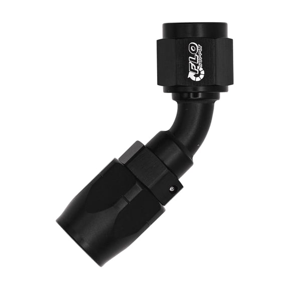 Flo Supply 4AN Cutter 45 Degree Swivel Hose End