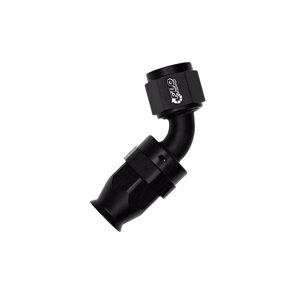 Flo Supply 4AN PTFE 60 Degree Swivel Hose End