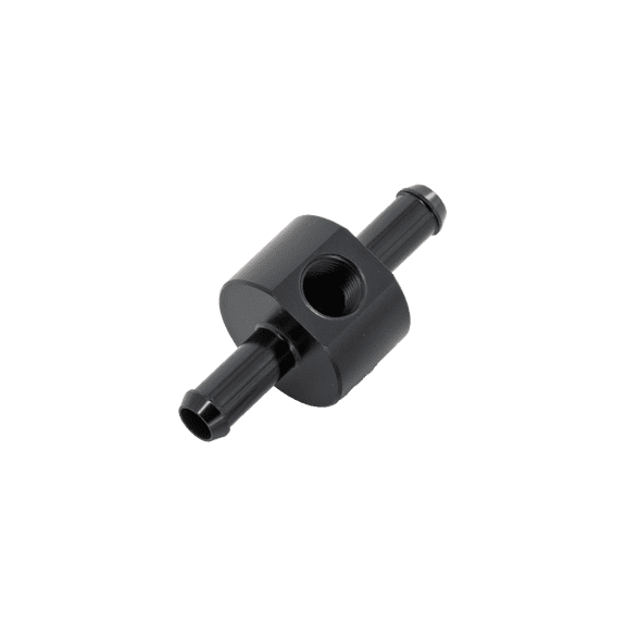 Flo Supply 5/16" x 5/16" Hose Barb with 1/8" NPT Adapter Port Fitting - Import Fuel Tee