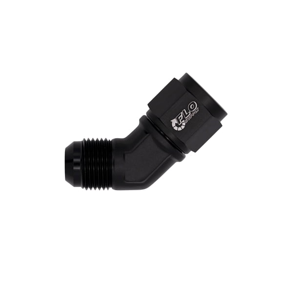 Flo Supply 6AN 45 Degree Female To Male Swivel