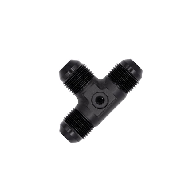 Flo Supply 6AN Male Tee Adapter Manifold With 1/8" NPT Port