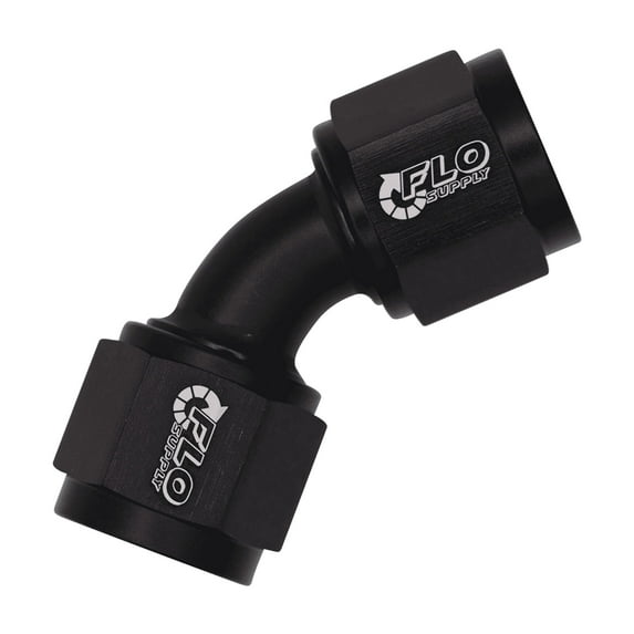Flo Supply 8AN 45 Degree Female Swivel Coupler