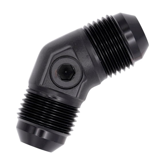 Flo Supply 8AN Male 45 Degree Union Adapter With 1/8" NPT Port