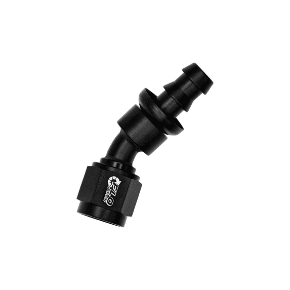 Flo Supply 8AN Push-On 30 Degree Swivel Hose End