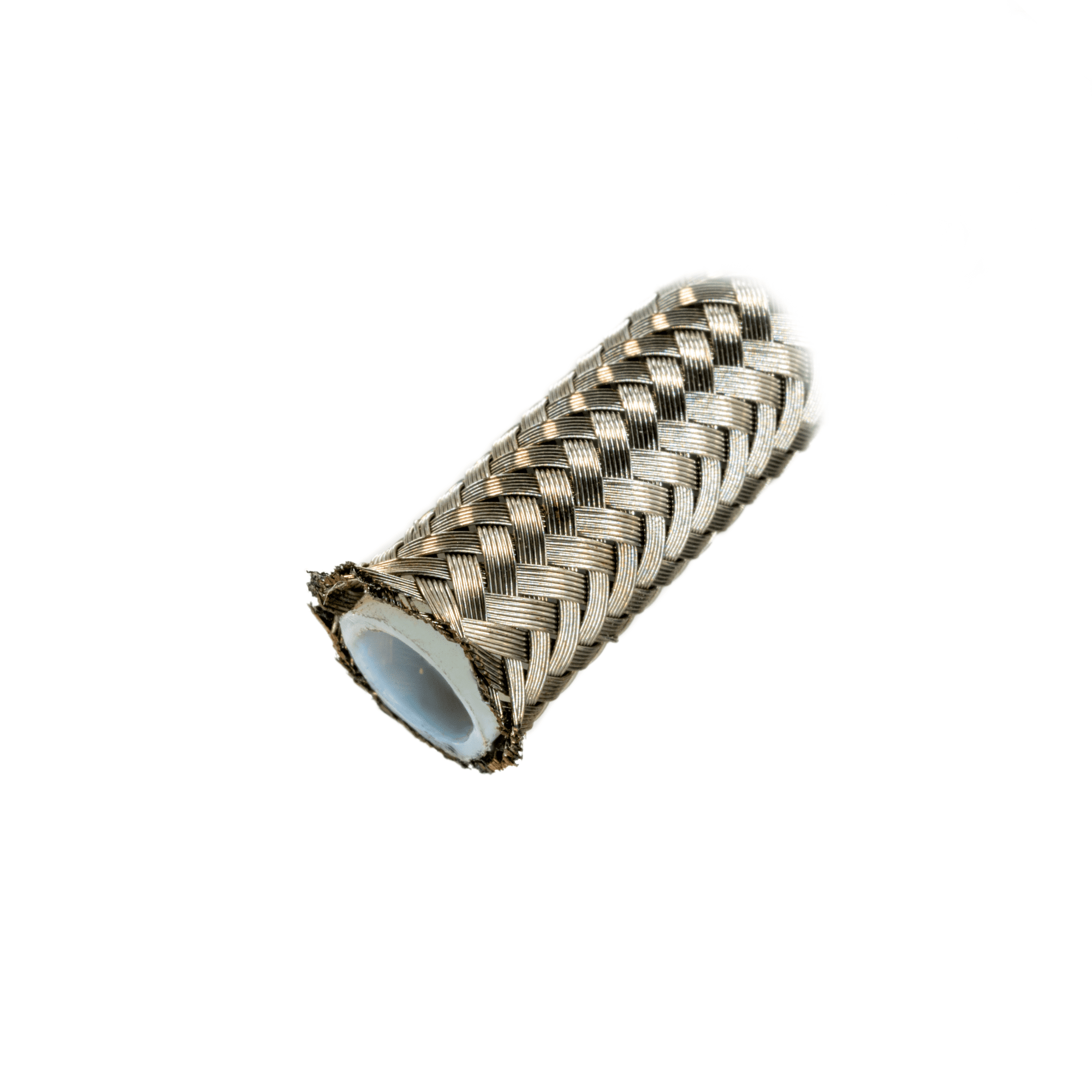 Vibrant SS Braided Flex Hose with PTFE Liner -6 AN 0.32in ID (20 foot roll)