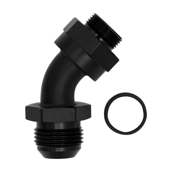 Flo Supply M22 ORB 45 Degree Male to 6AN Male Swivel Adapter