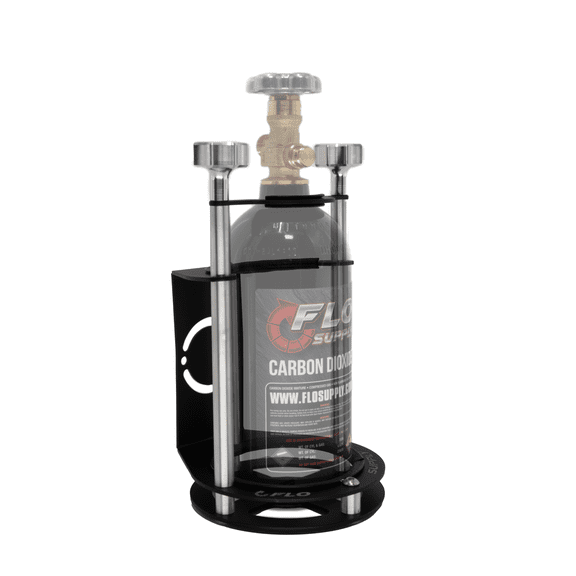 Flo Supply Race-Light Single 2.5lb 10-3/8" Tall Bottle Bracket - Roll Bar Mount - 1-3/4"