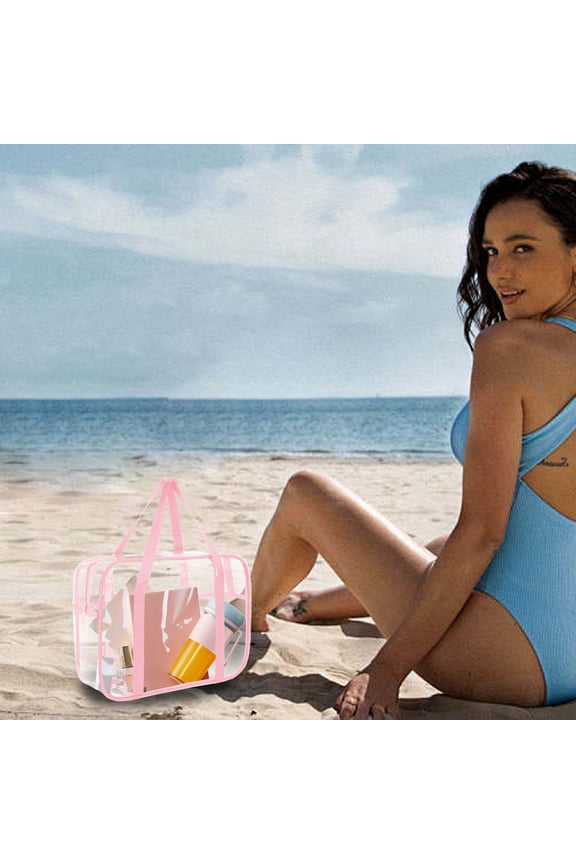 Back to School Home Essentials Beach Bags Sandproof Dry And Wet Separation Swimming Bag Mesh Beach Bag For Swim Pool Bag Beach Tote Bag Grocery Storage Net Bag Graduation Gifts