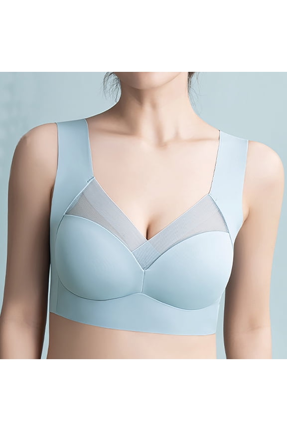 Sports Bra Tank Tops for Women Bras for Women Plus Size Women Lady Mesh Gathered Bra Plus Size Sports Bra Underwear Yoga Hollow Out Bra Cup