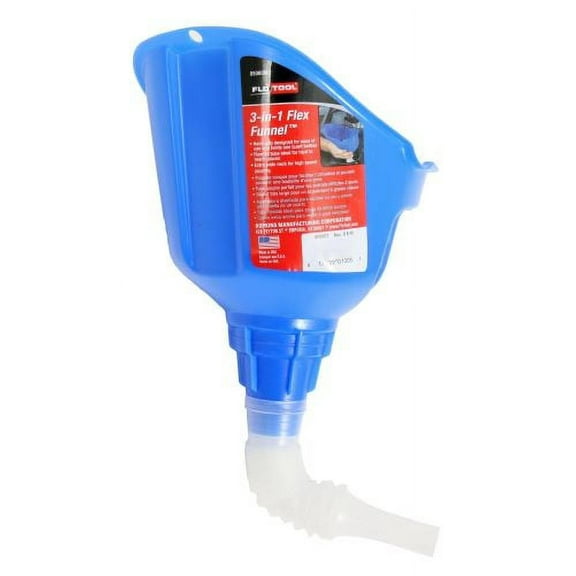 FloTool 05060 Handy Auto ATV Truck Flexible Flex Oil & Anti-Freeze Funnel