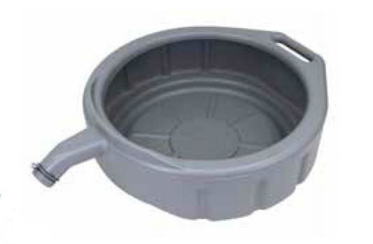 FloTool 11845 Open Top Design Plastic Oil Drain Pan, 5 Gallon, Each
