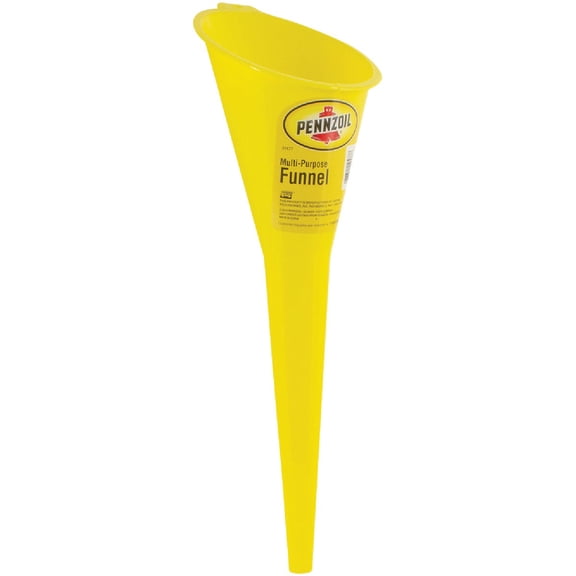 FloTool Automotive Funnel for Gas, Oil, Transmission, Coolant and Other Fluids, with Spill Saver Splash Guard & Multi-Purpose Use (10701)