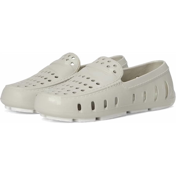 Floafers Kids Unisex Prodigy Driver, Bone/Bright White, 4 Toddler Medium
