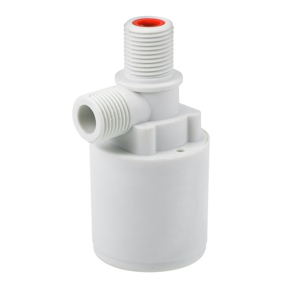 Float Ball Valve G1/2 Thread Plastic Vertical Automatic Fill Liquid Water Level Control Sensor with Filter