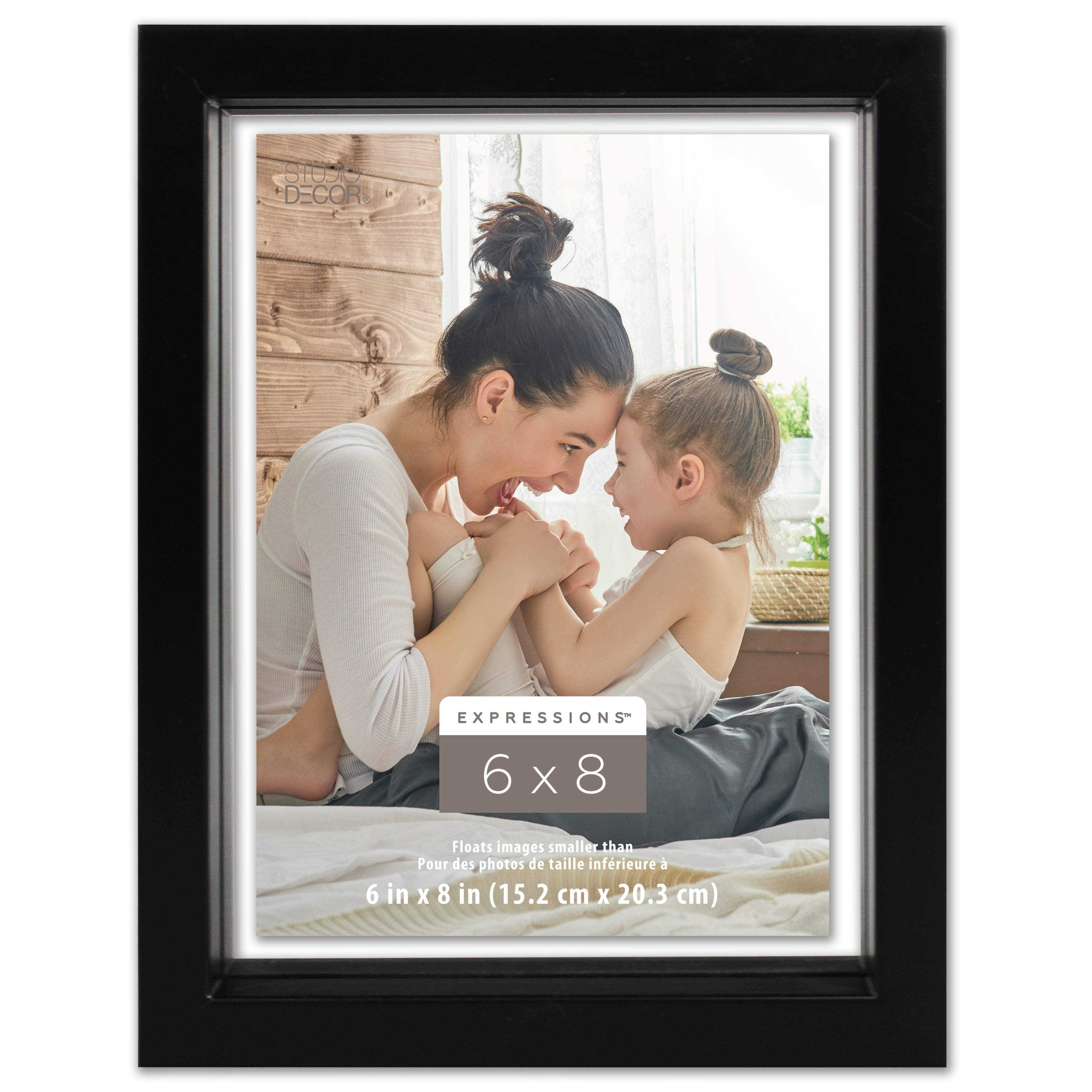 Wovilon Mixtiles Photo Frames Stick To Wall 6X8 Wooden Classic Picture  Frame P Ine Wood Frame For 6X8 Inch Photo