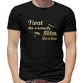 Float Like A Butterfly Skim Like A Bee Mens TShirt Plasterer